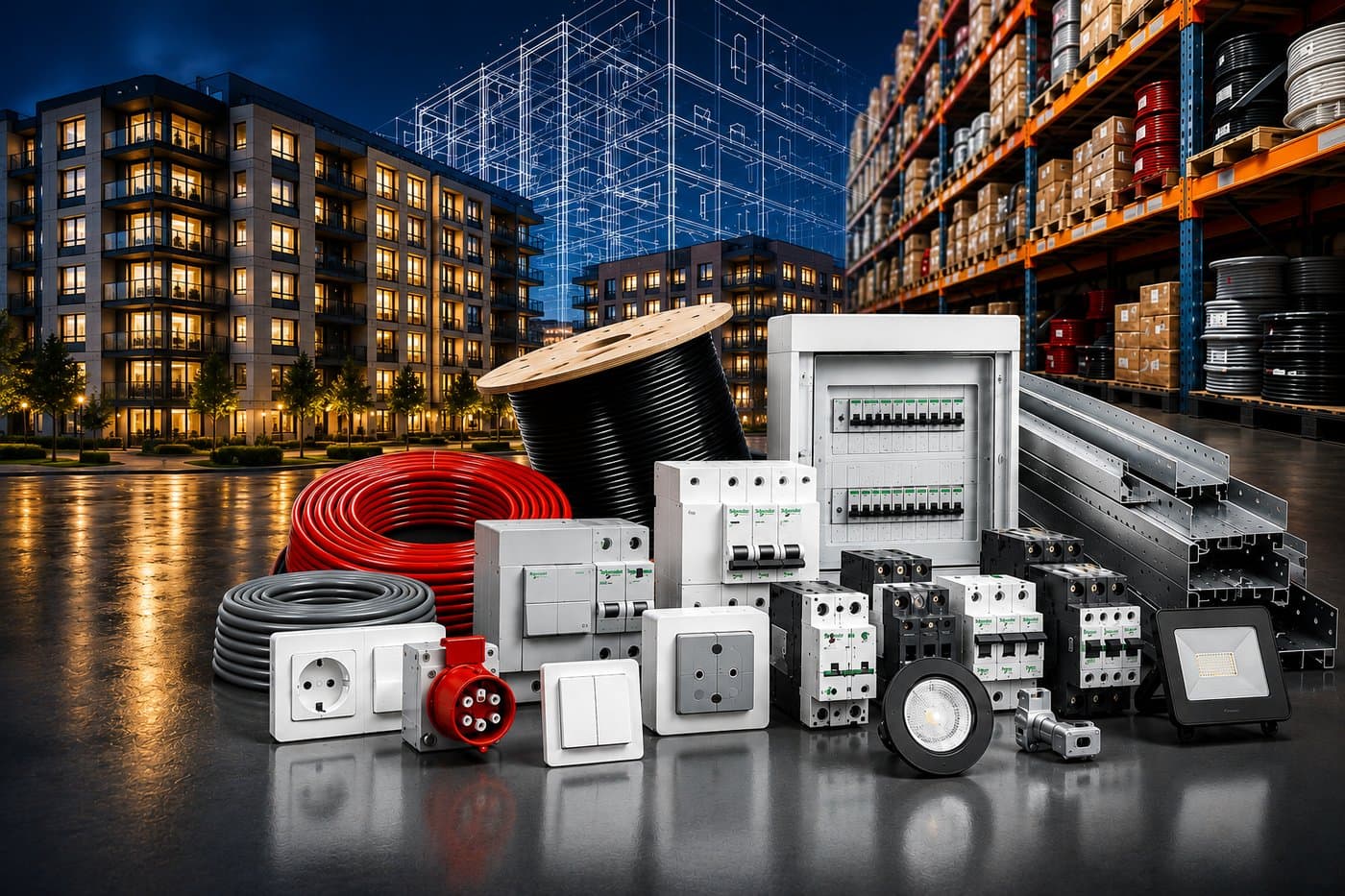 Wholesale and retail electrical supply